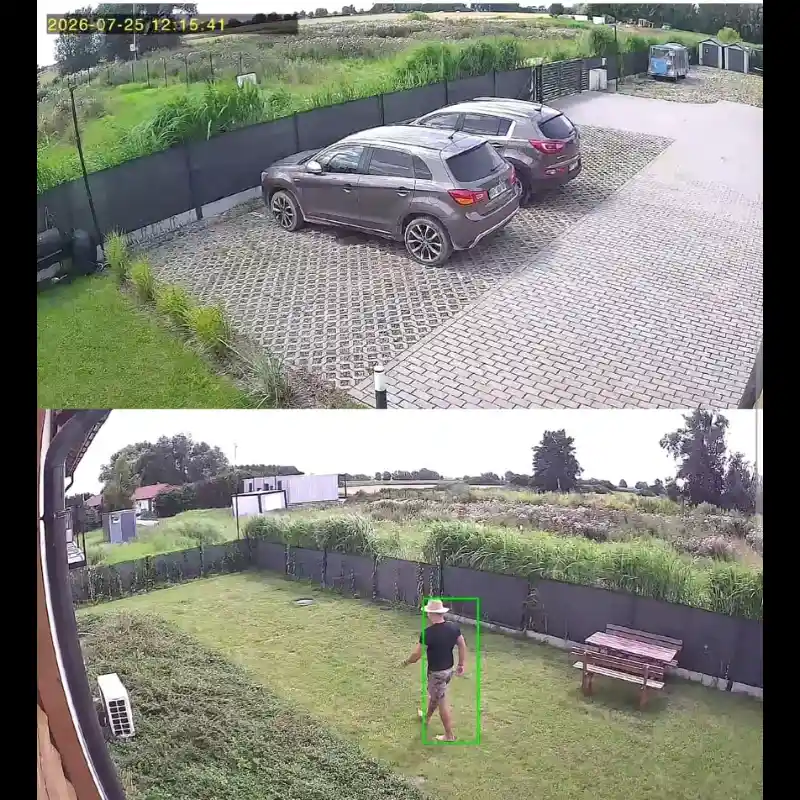 Kamera z wykrywaniem człowieka AI i automatycznym śledzeniem osoby